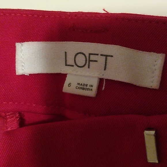 LOFT Pink Pants with pockets - Picture 8 of 9
